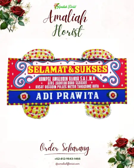 Papan Bunga Ucapan Selamat Tlogoanyar